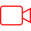 videography red icon