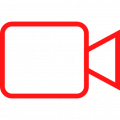 videography red icon
